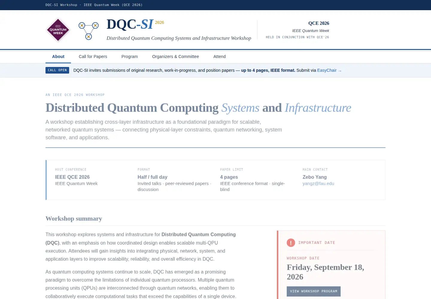 Captured homepage of dqc-si.com in the current scan