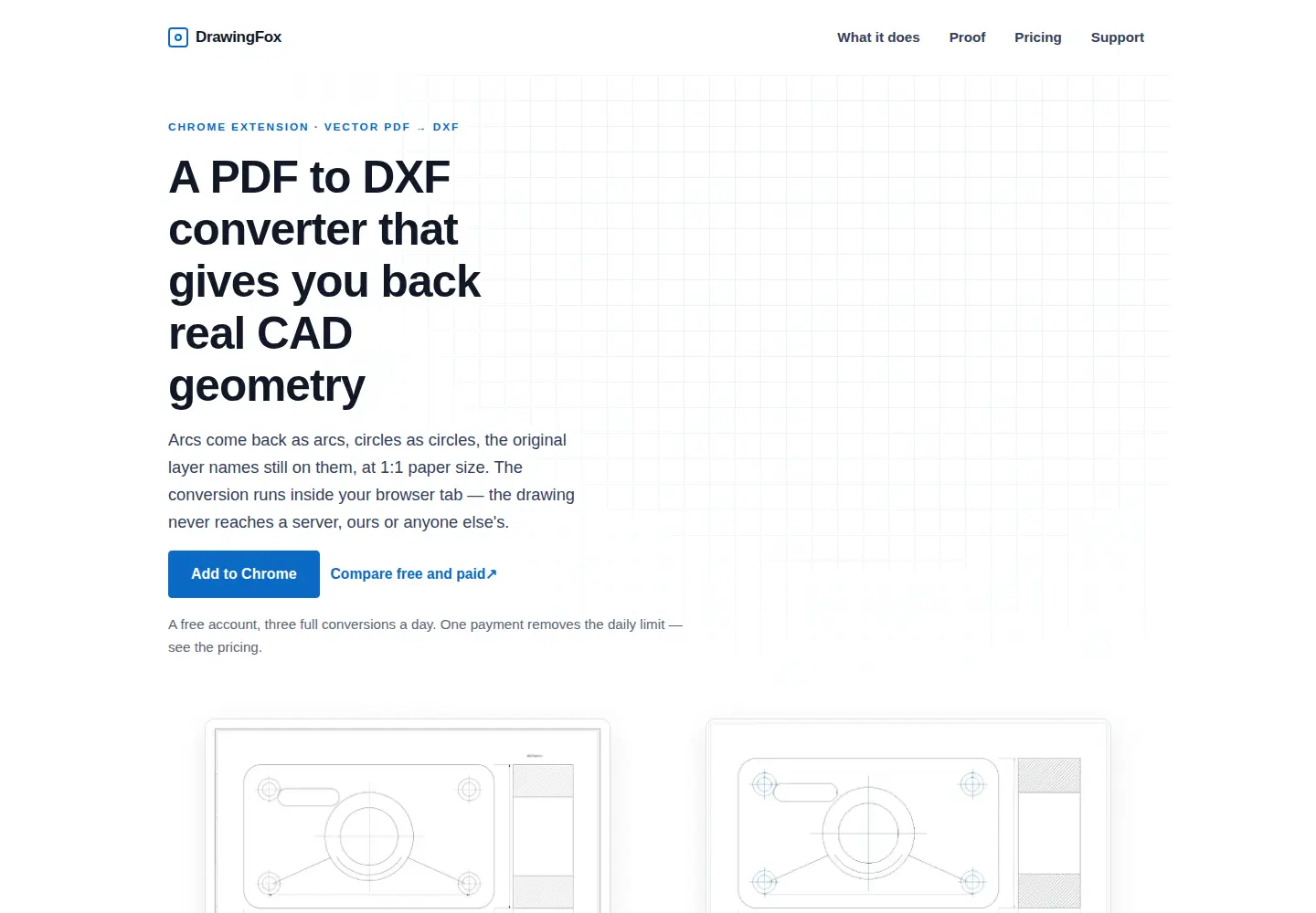 Screenshot of drawingfox.com
