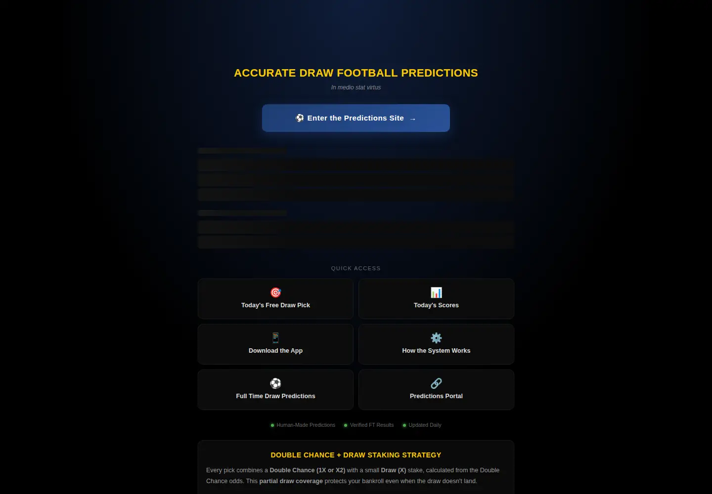 Captured homepage of drawpredictions.com in the current scan