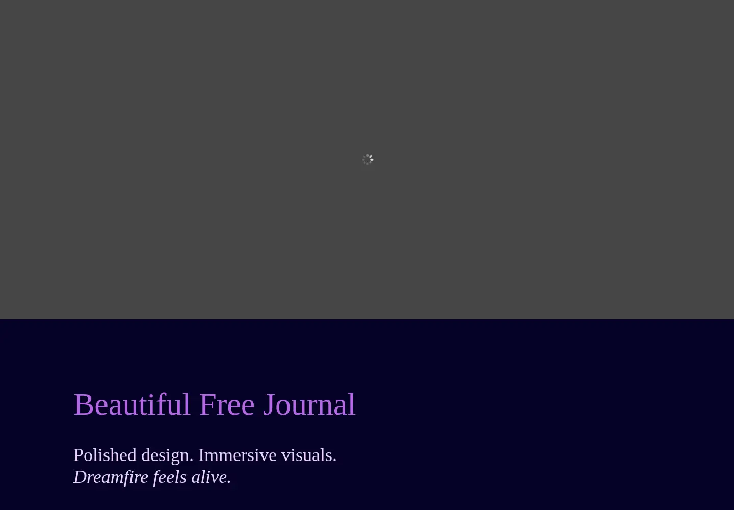 Screenshot of dreamfireapp.com