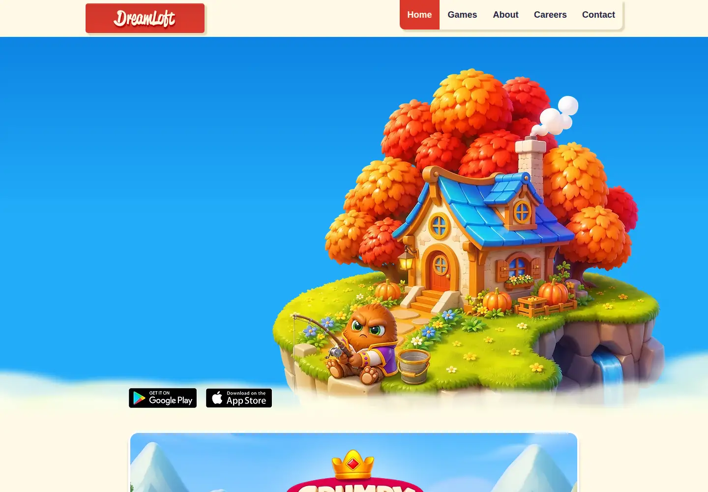 Screenshot of dreamloftgames.com