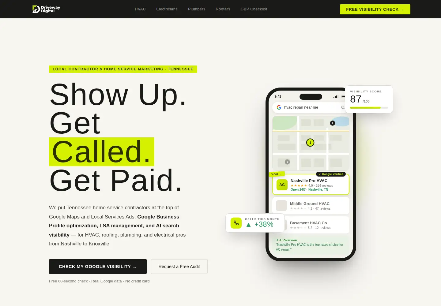 Screenshot of drivewaydigital.com