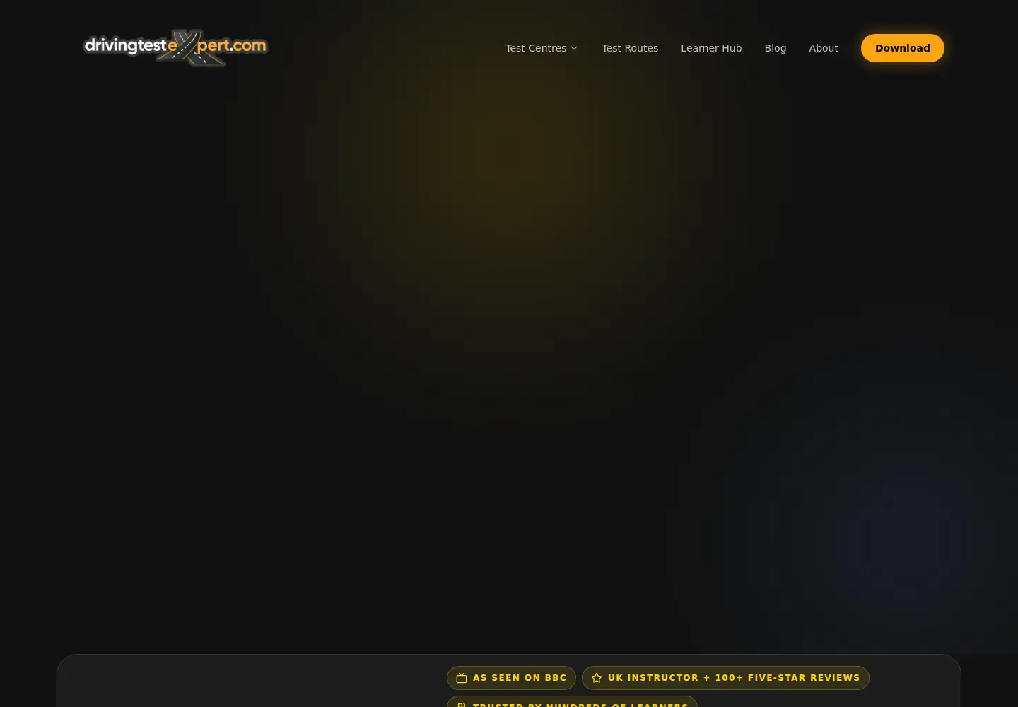 Screenshot of drivingtestexpert.com