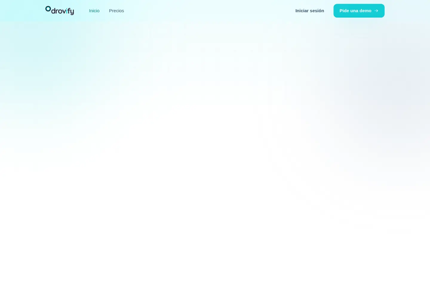 Screenshot of drovify.com