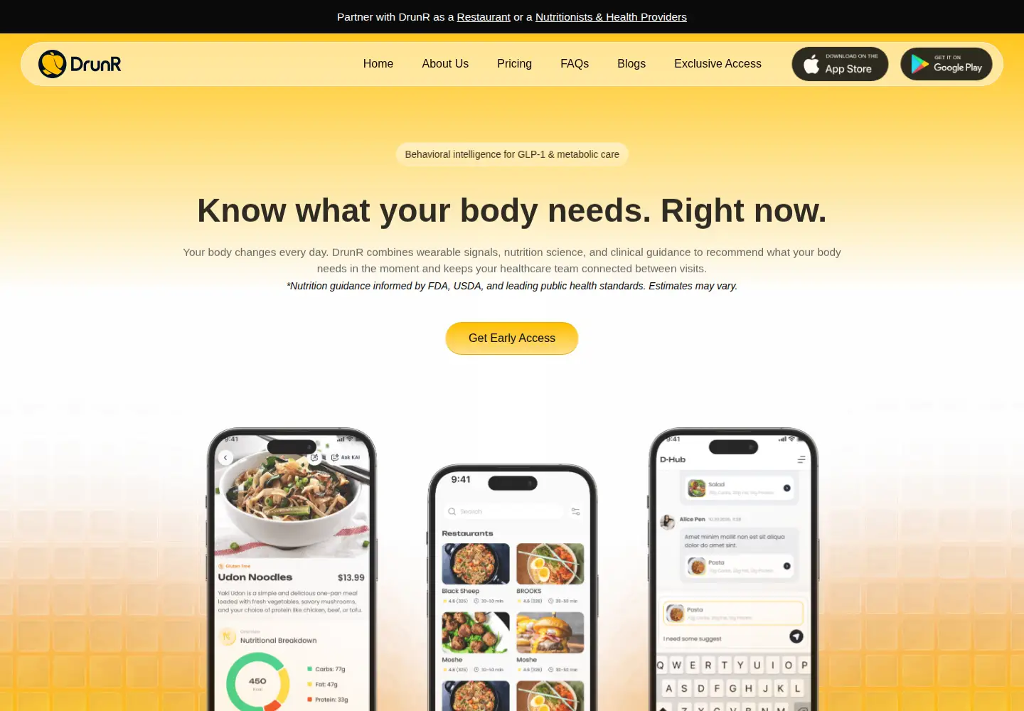 Screenshot of drunr.com