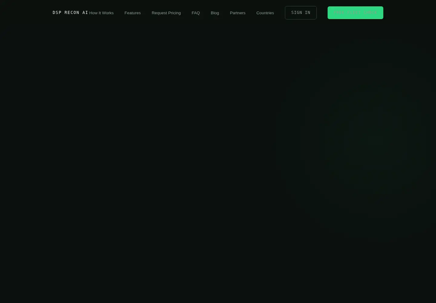 Screenshot of dspreconai.com