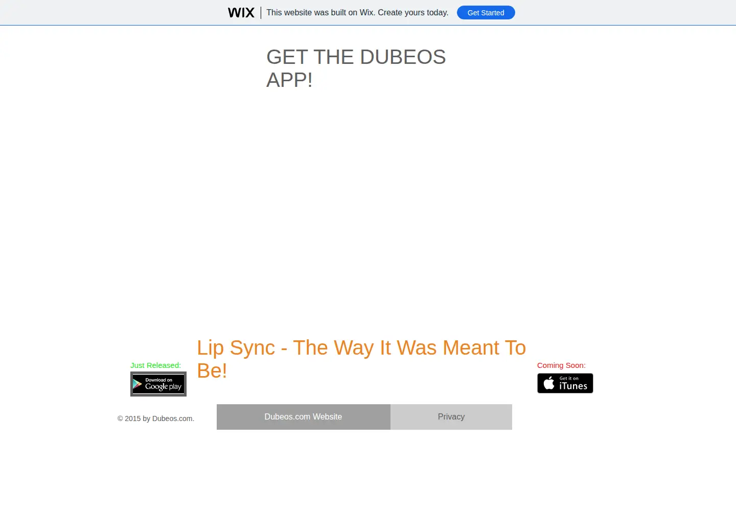 Screenshot of dubeos.com