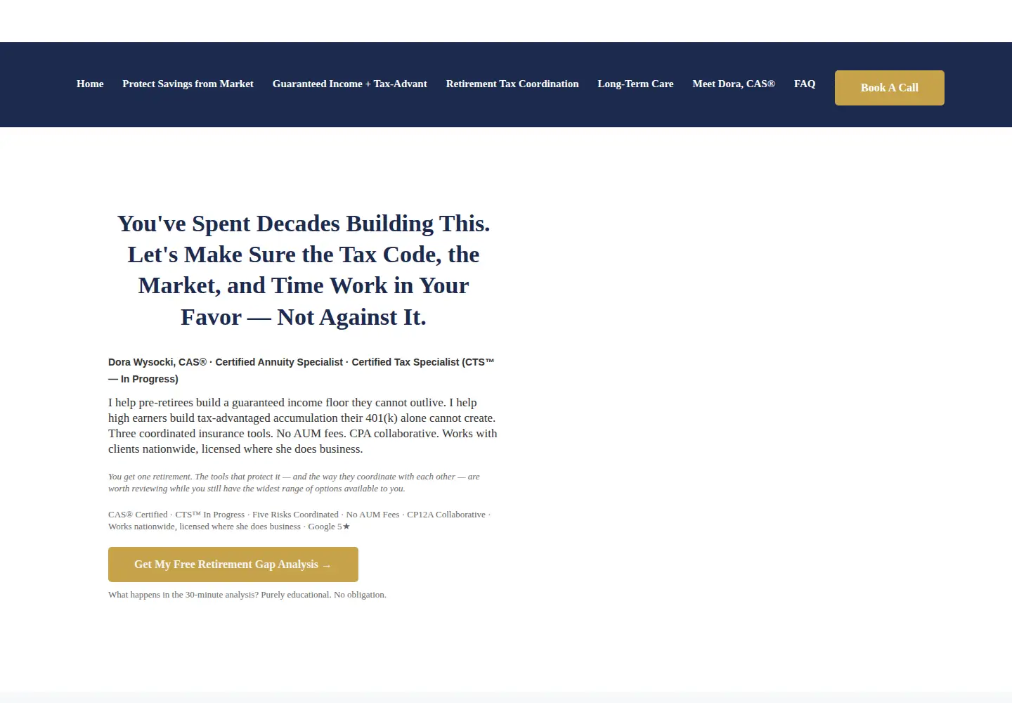 Screenshot of dwfinancialgroup.com