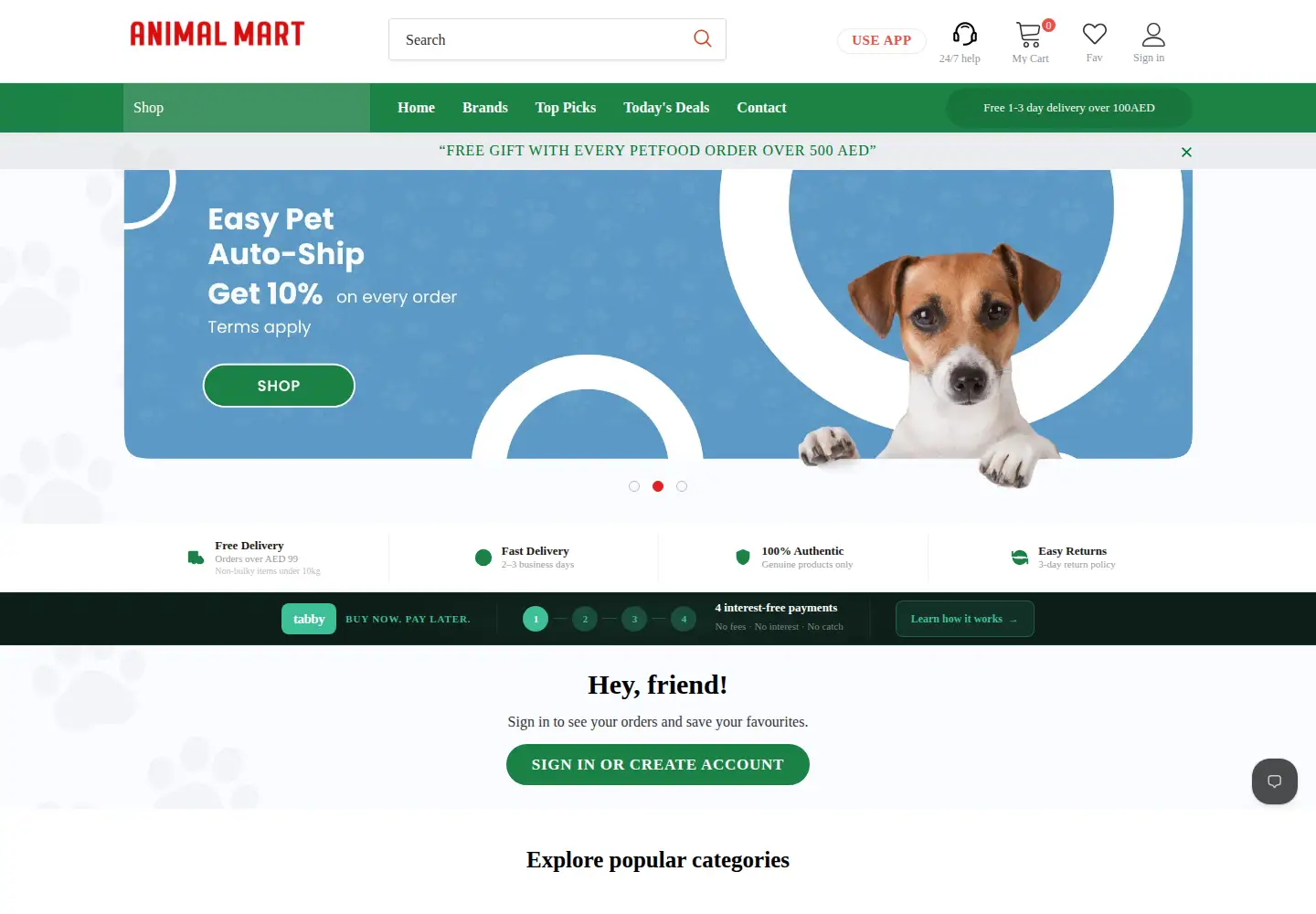Screenshot of dxbanimal.com