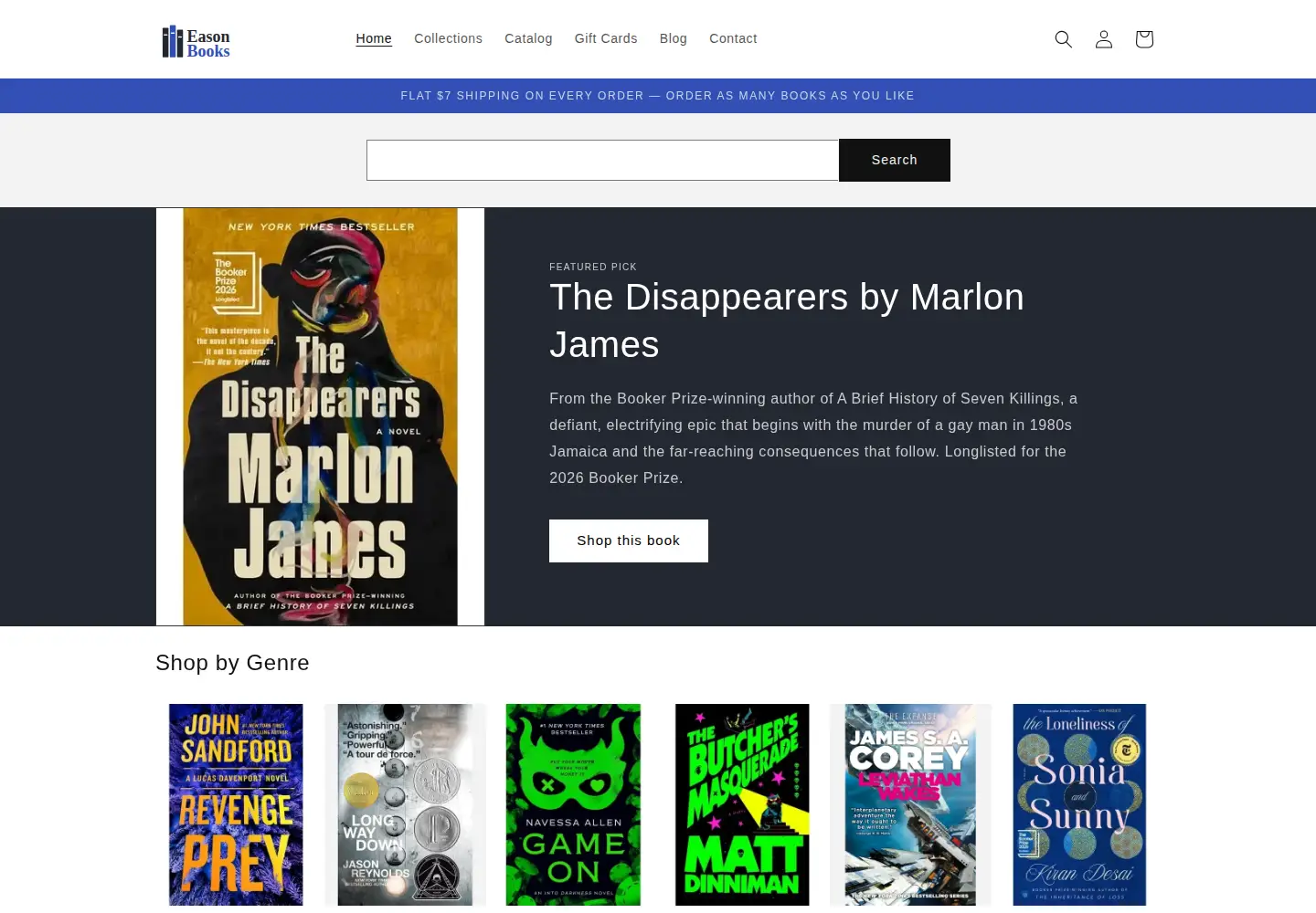Screenshot of easonbooks.com