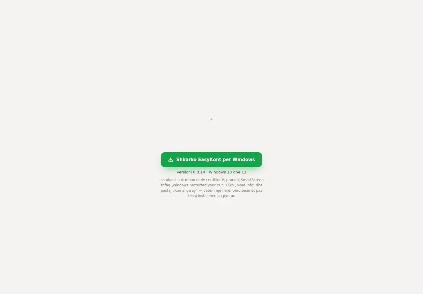 Captured homepage of easykont.com in the current scan