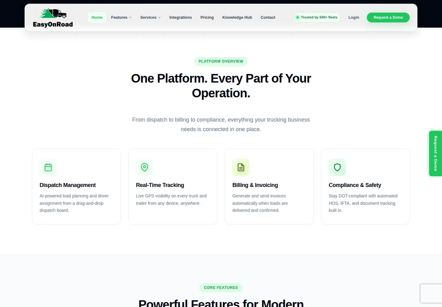 Screenshot of easyonroad.com