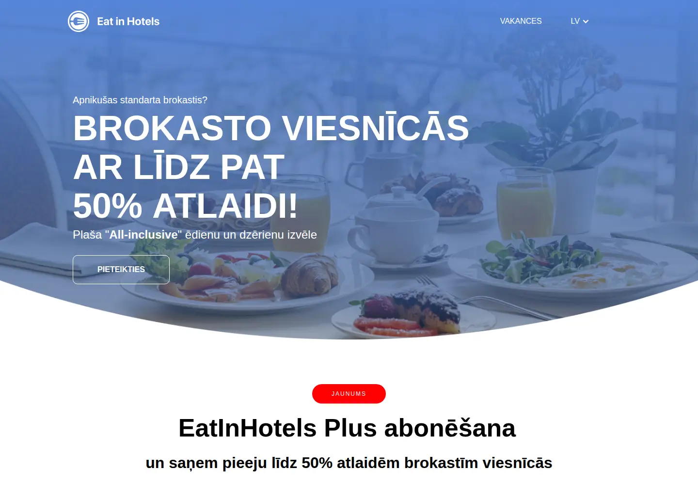 Screenshot of eatinhotels.com