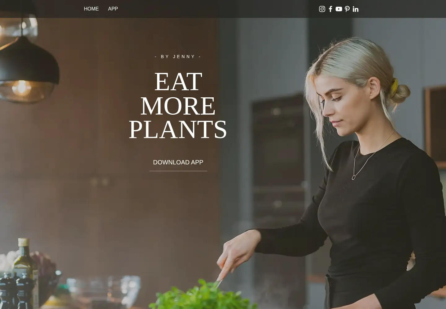 Captured homepage of eatmoreplant.com in the current scan