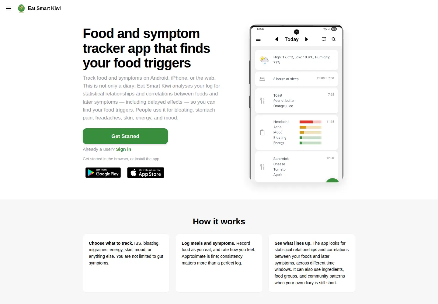 Captured homepage of eatsmartkiwi.com in the current scan