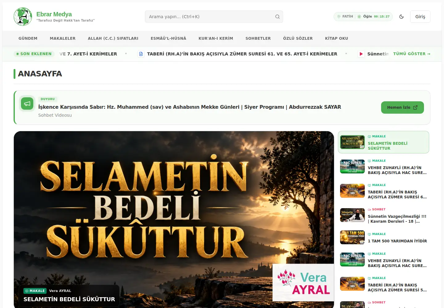 Screenshot of ebrarmedya.com