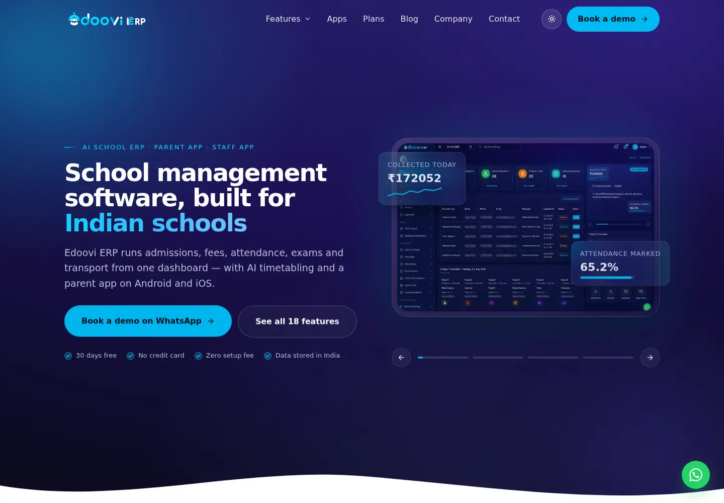Captured homepage of edoovierp.com in the current scan