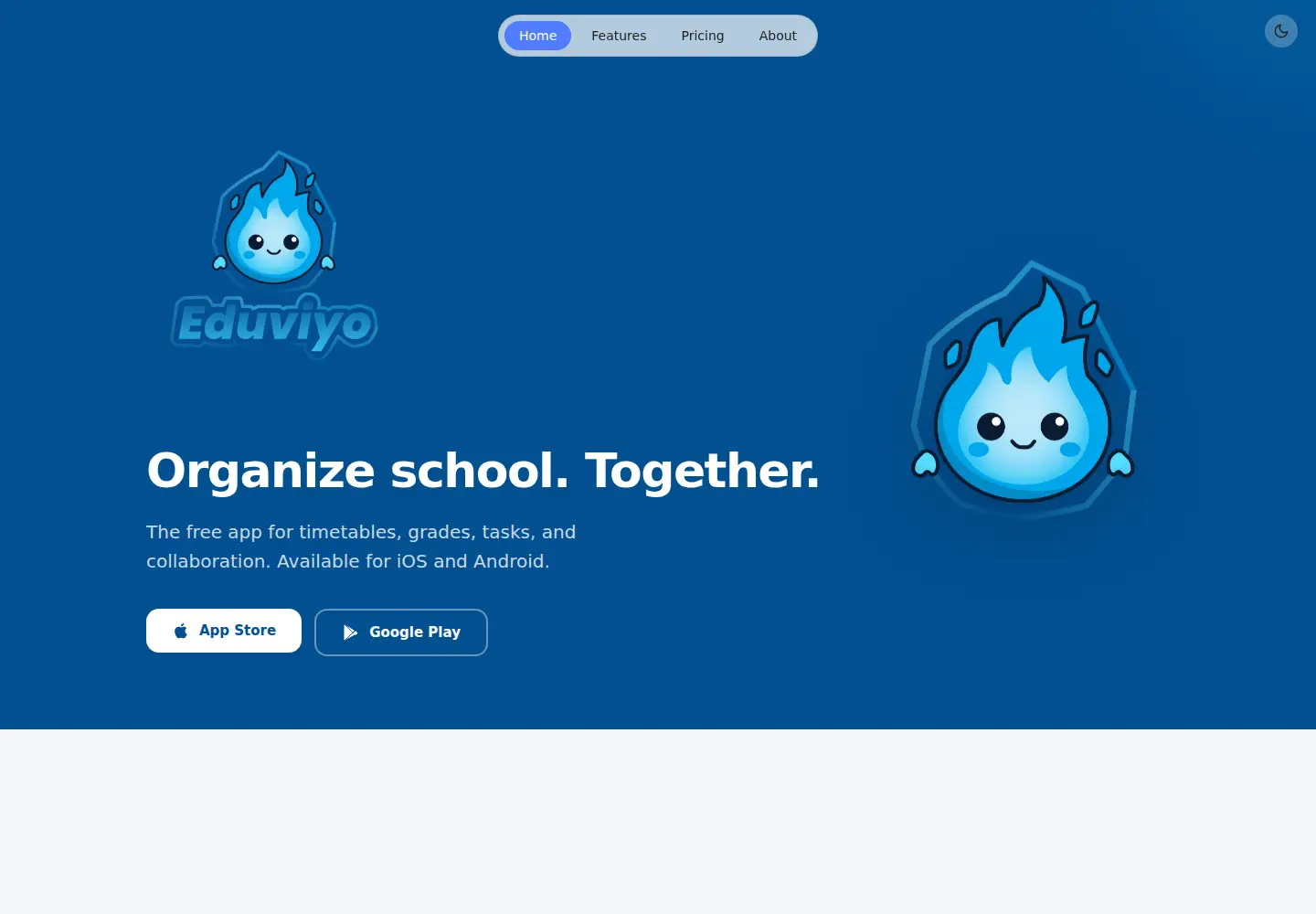 Captured homepage of eduviyo.com in the current scan