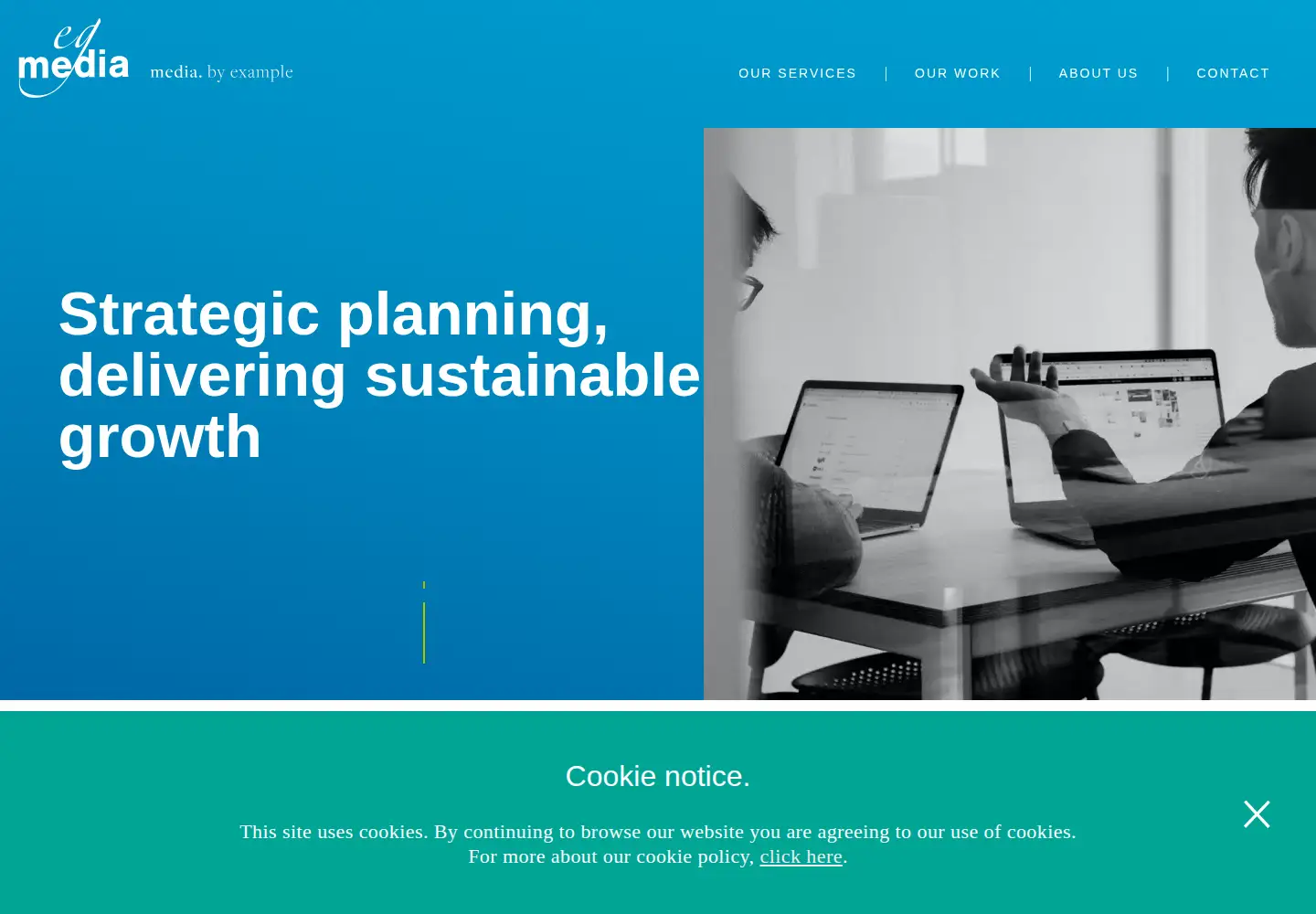 Screenshot of egmedia.com
