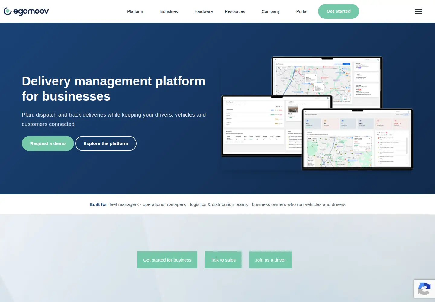 Captured homepage of egomoov.com in the current scan