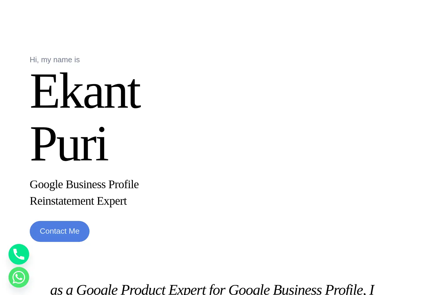 Screenshot of ekantpuri.com