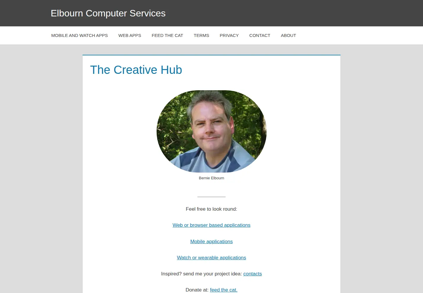 Screenshot of elbourn.com
