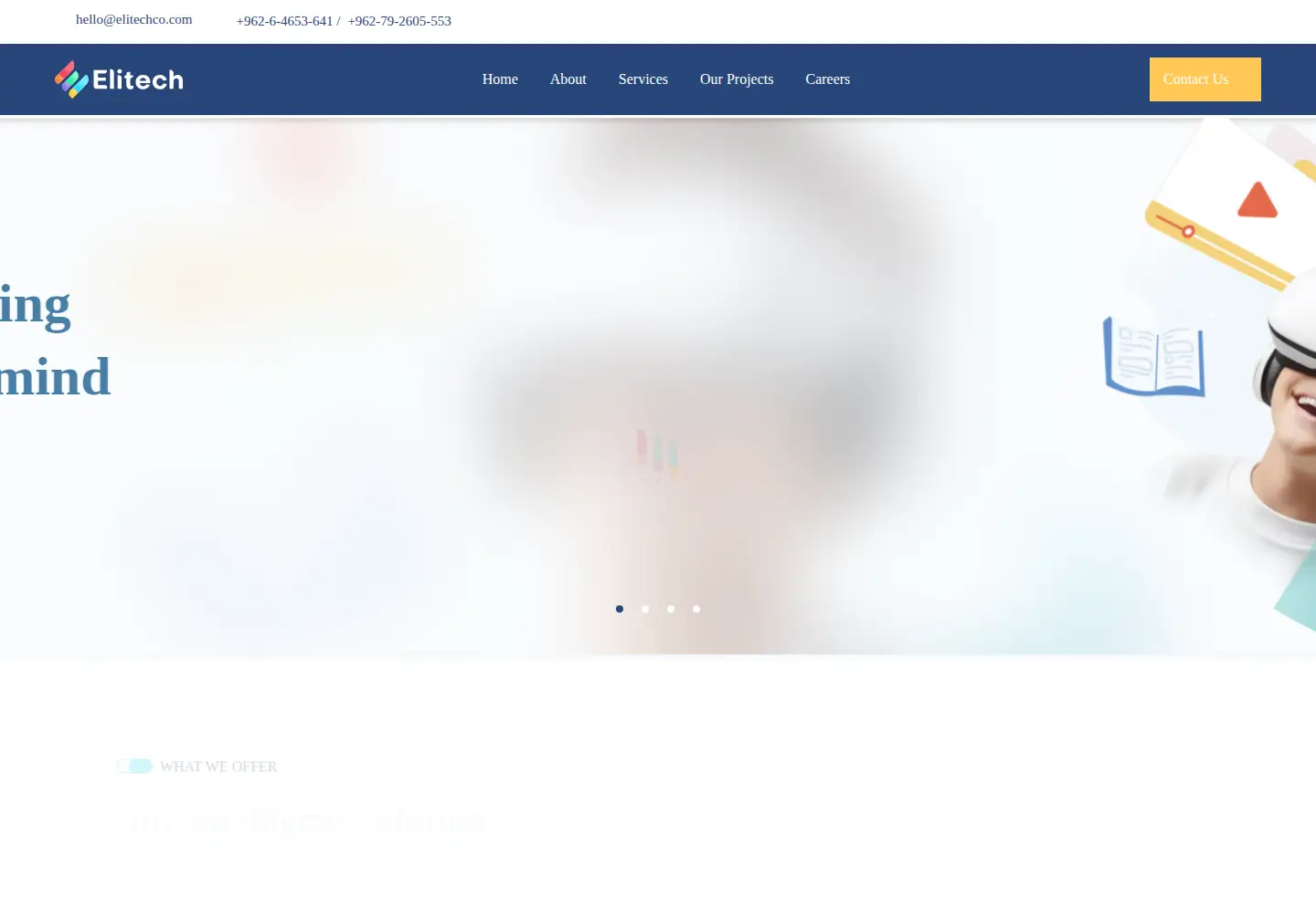 Screenshot of elitechco.com