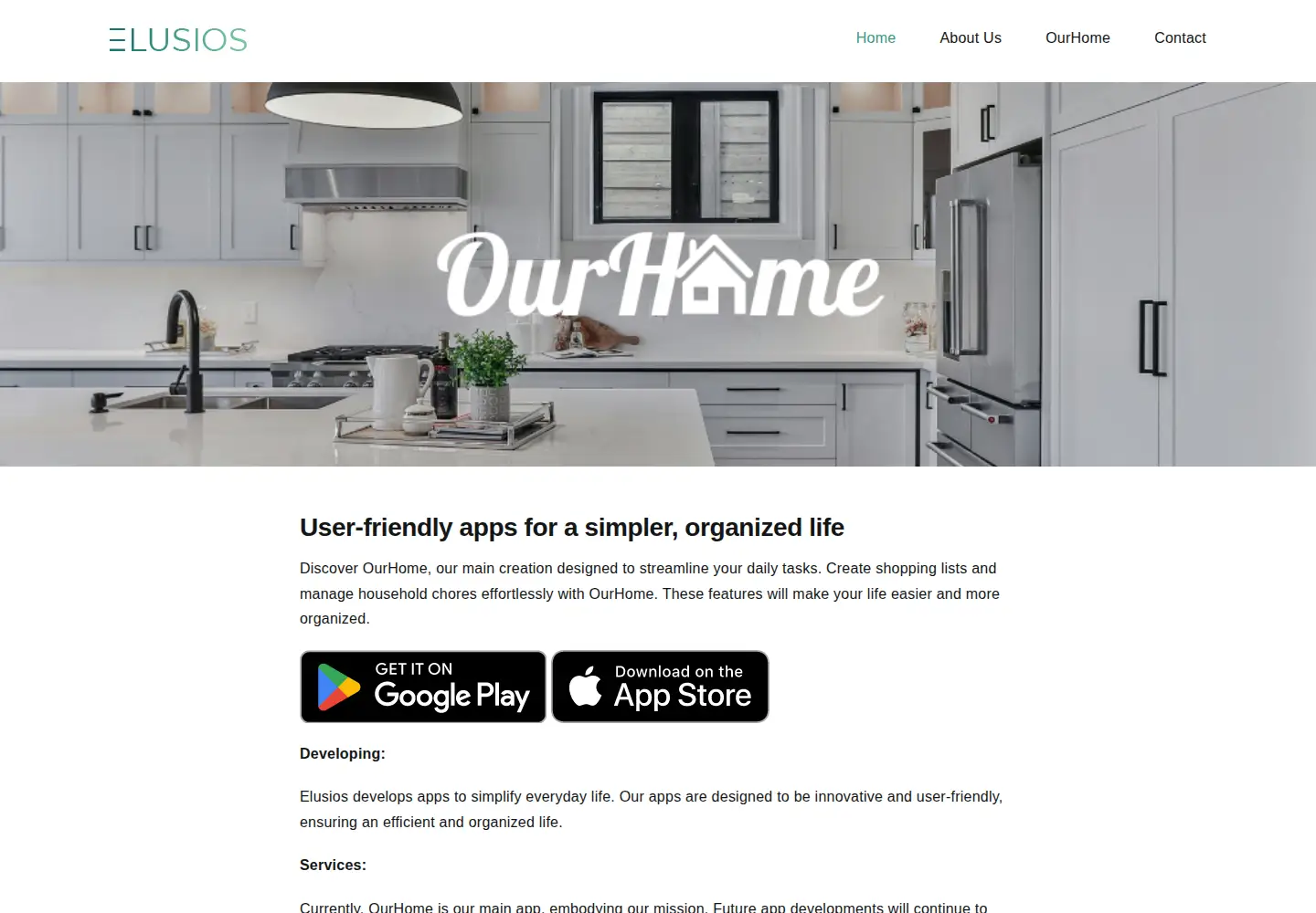 Screenshot of elusios.com