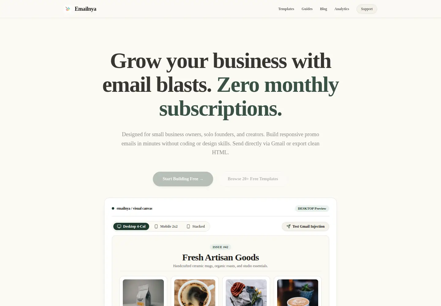 Screenshot of emailnya.com