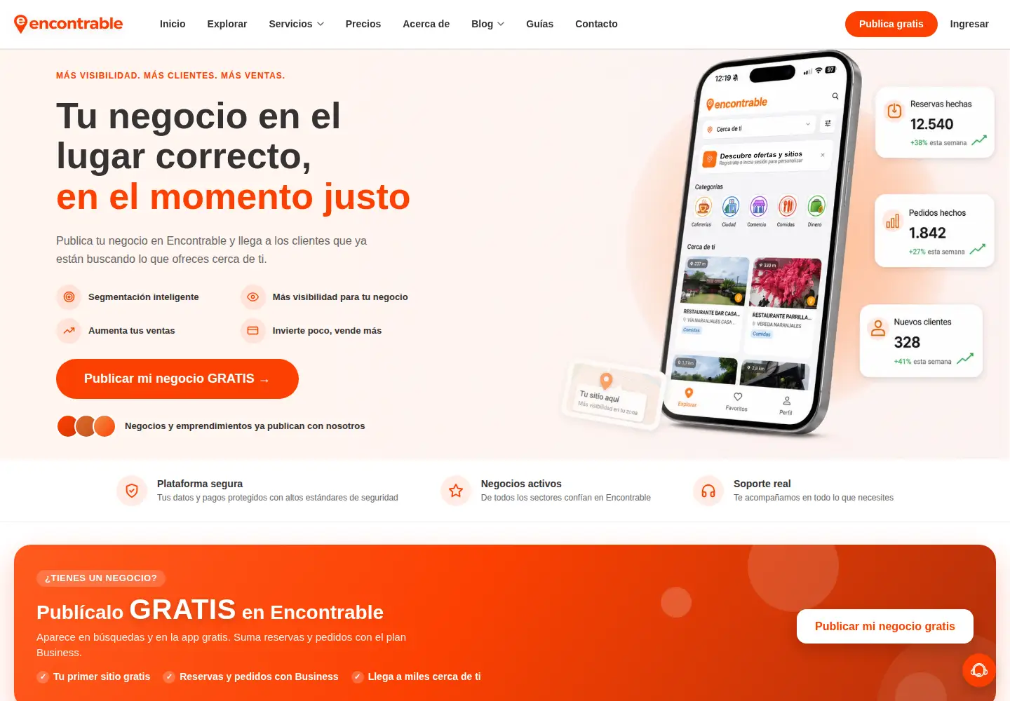 Screenshot of encontrable.com