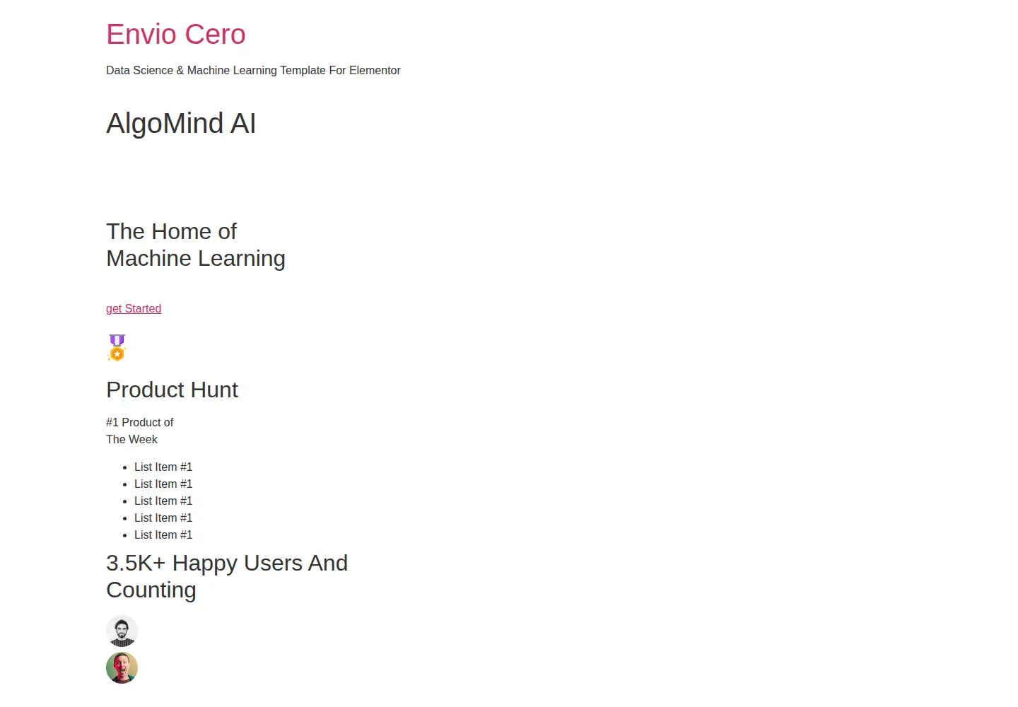 Screenshot of enviocero.com