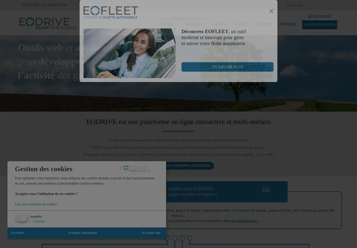 Captured homepage of eodrive.com in the current scan