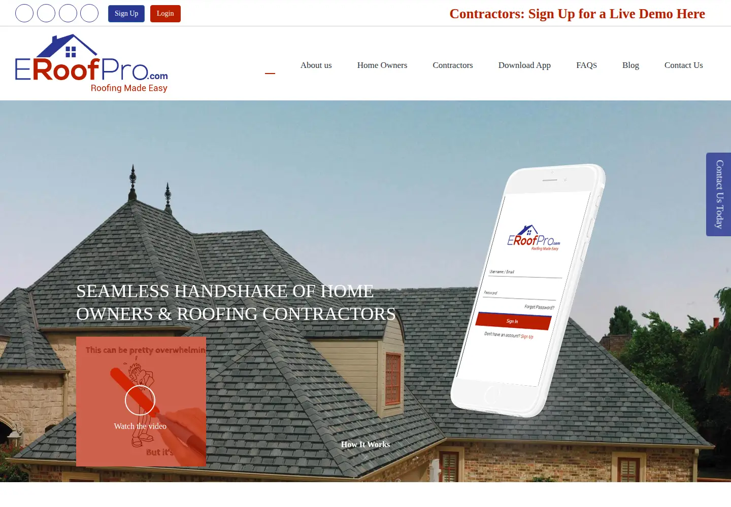 Screenshot of eroofpro.com