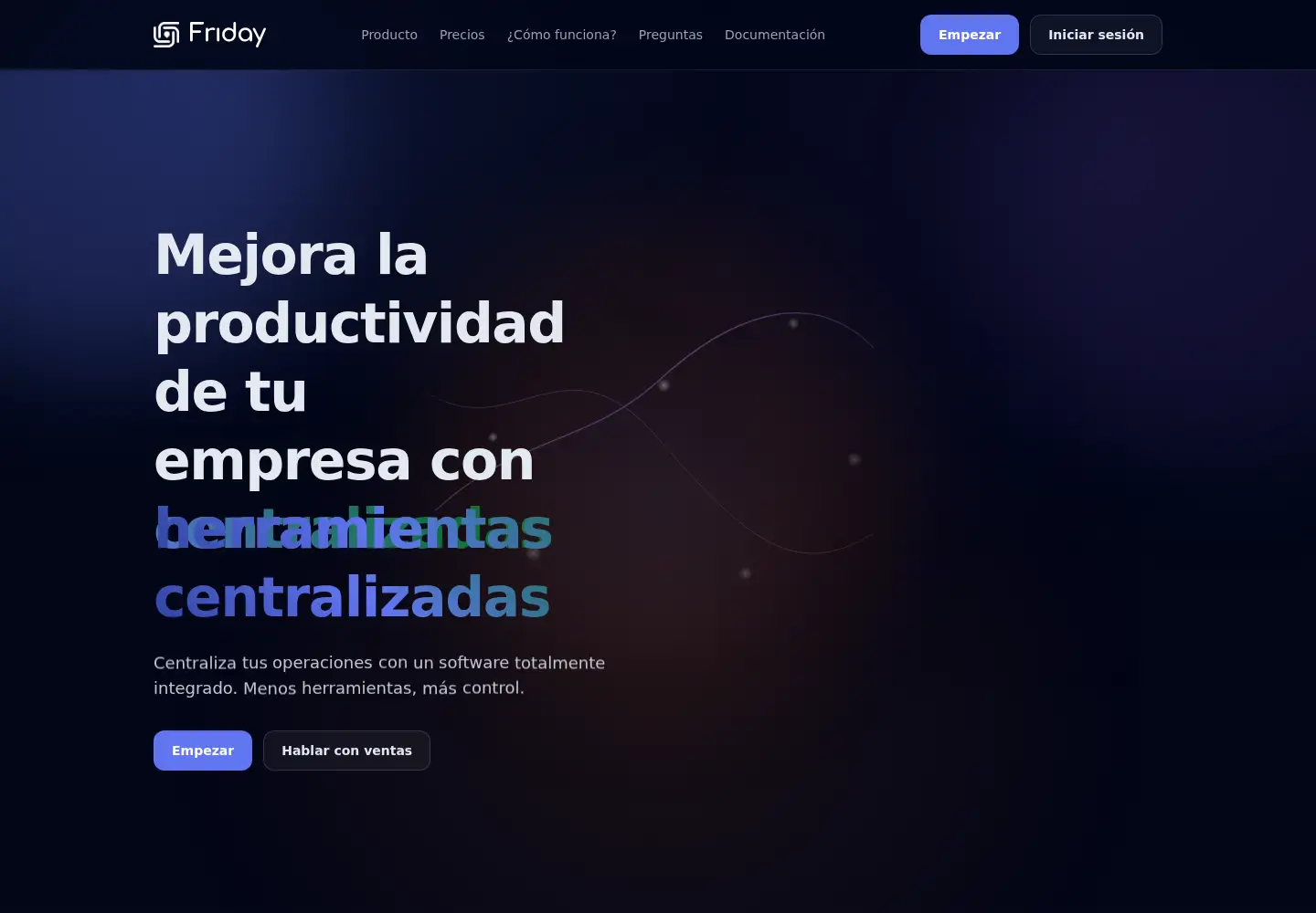 Screenshot of erpfriday.com