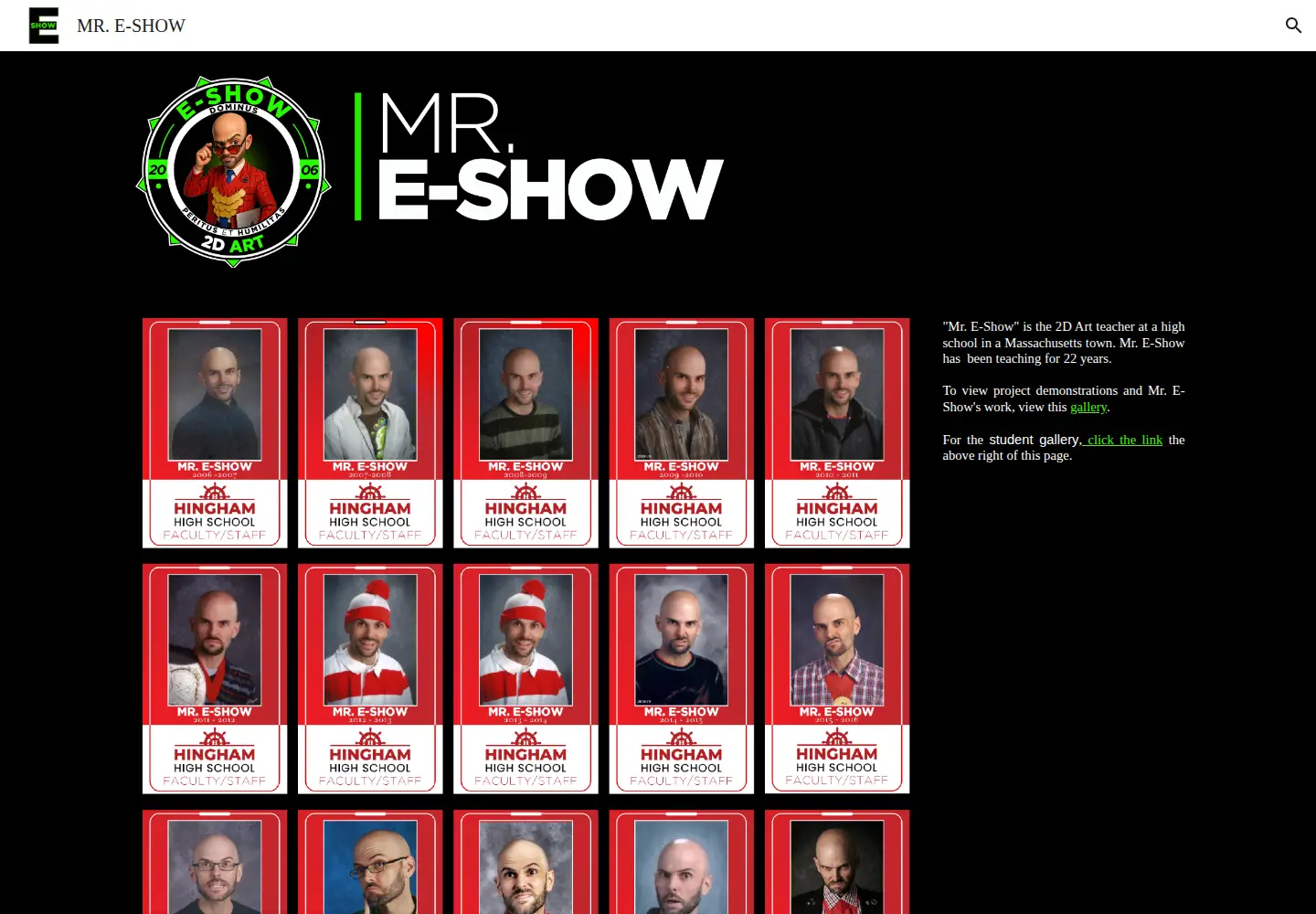 Screenshot of eschauzier.com