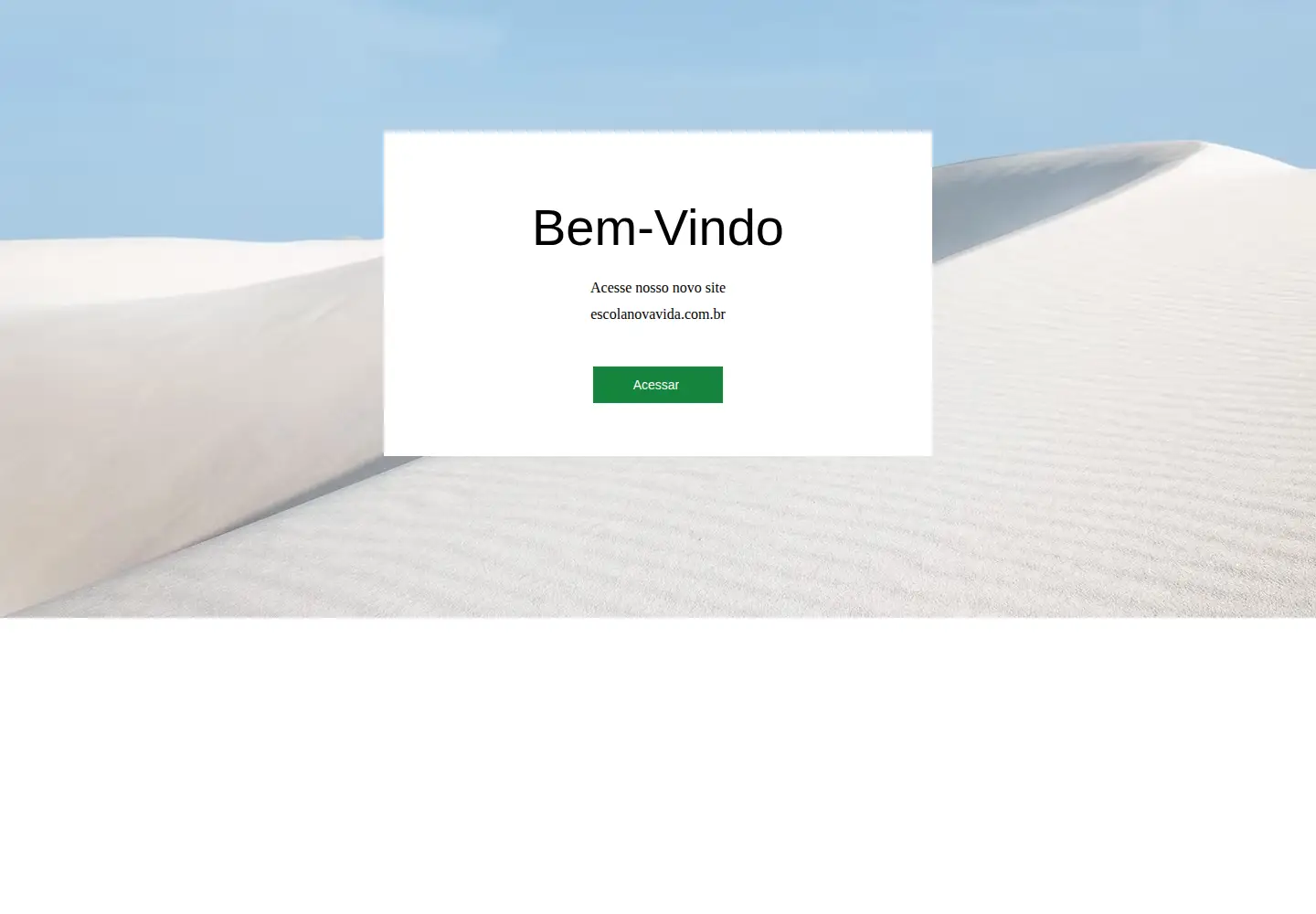 Screenshot of escolanovavida.com