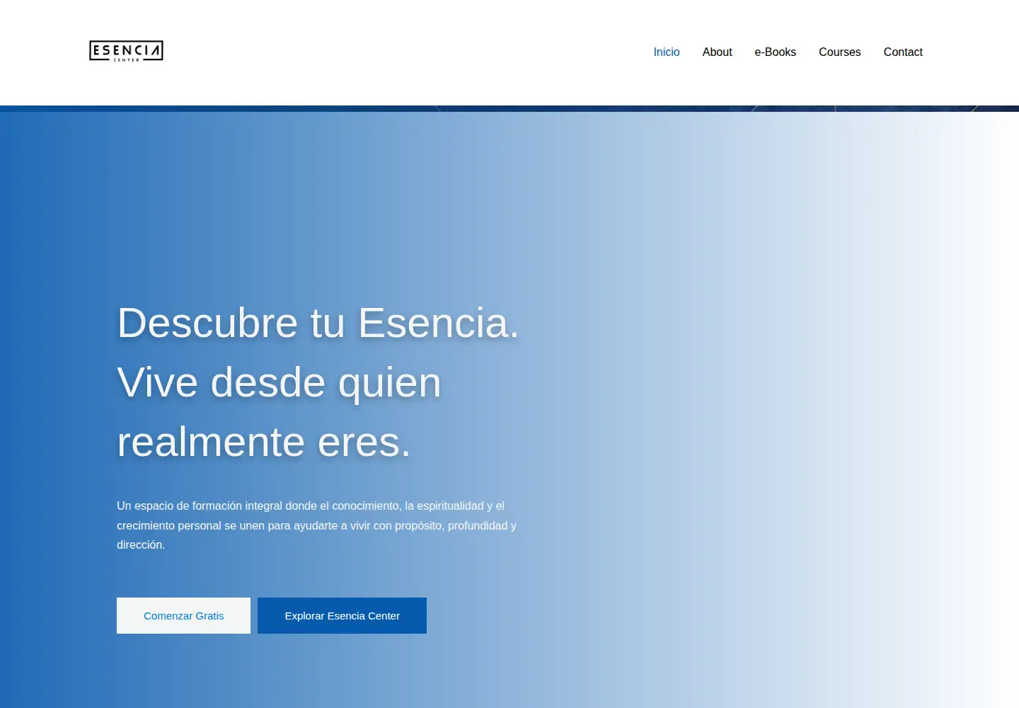 Screenshot of esenciacenter.com