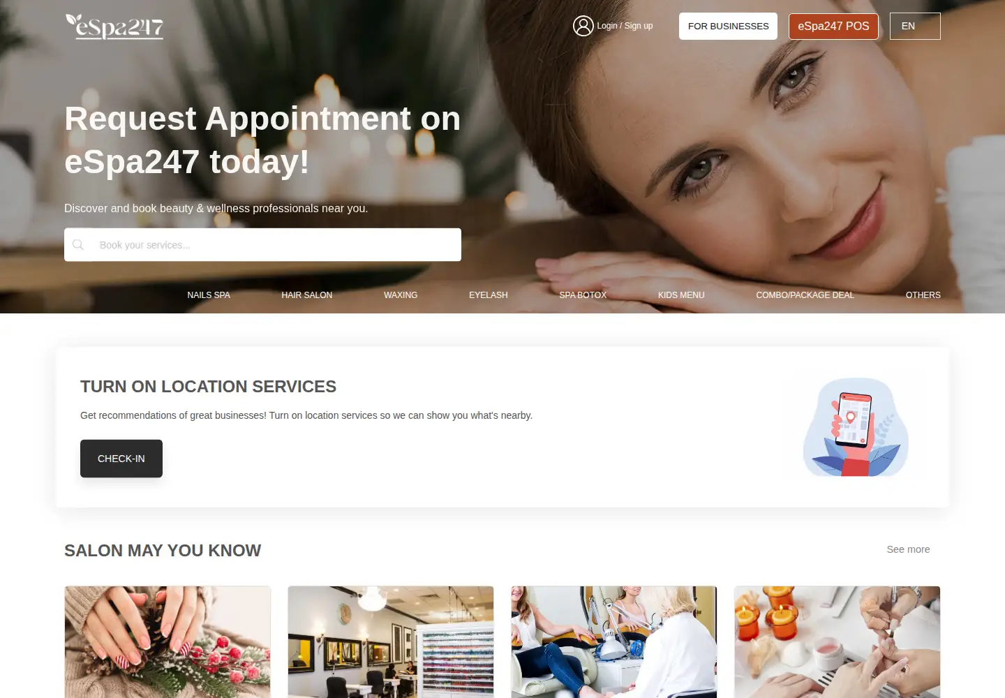 Screenshot of espa247.com