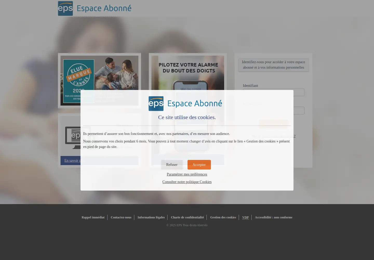 Screenshot of espaceps.com