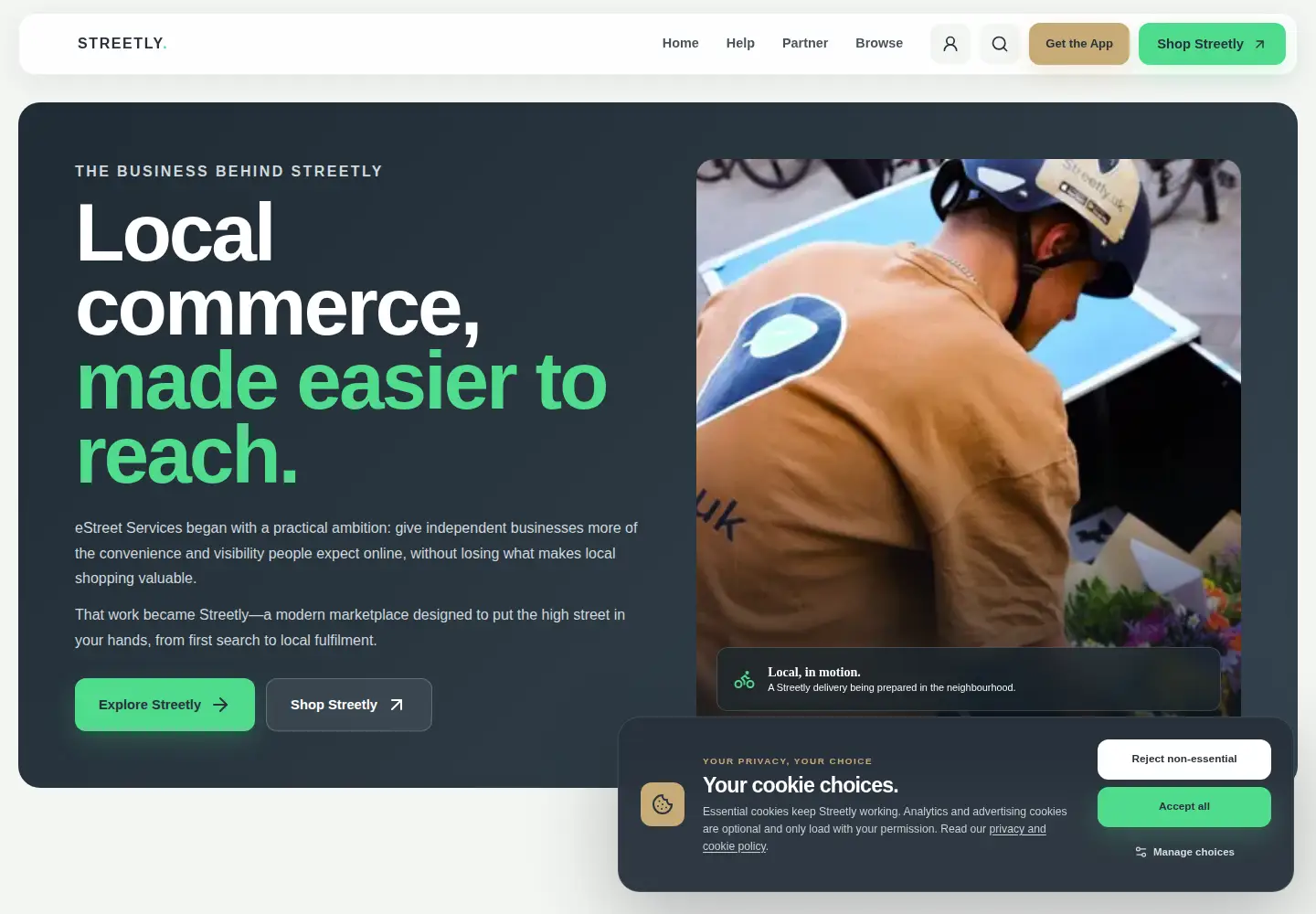 Screenshot of estreetservices.com