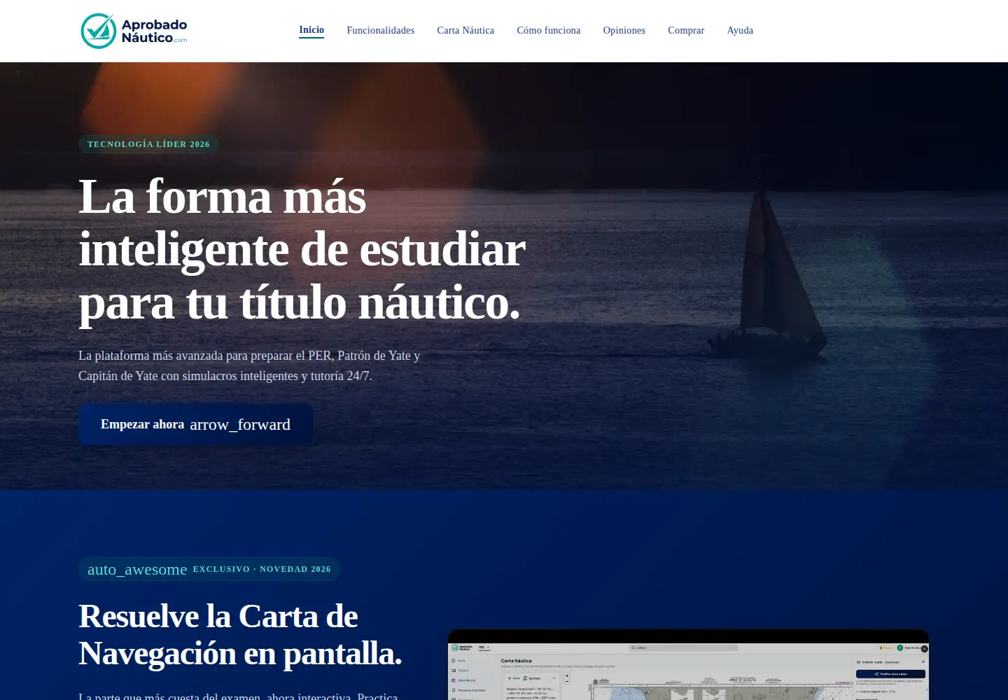 Captured homepage of estudiarper.com in the current scan