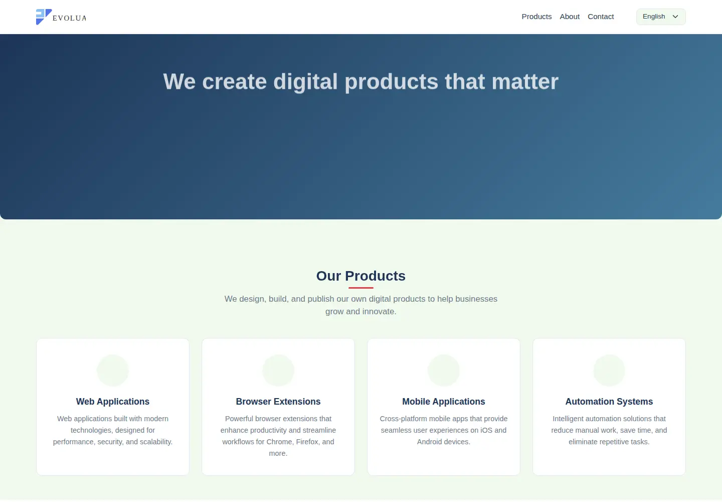 Screenshot of evoluadigital.com