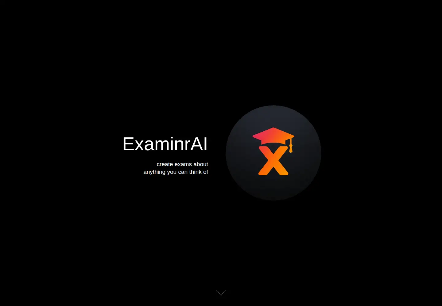 Screenshot of examinr-ai.com