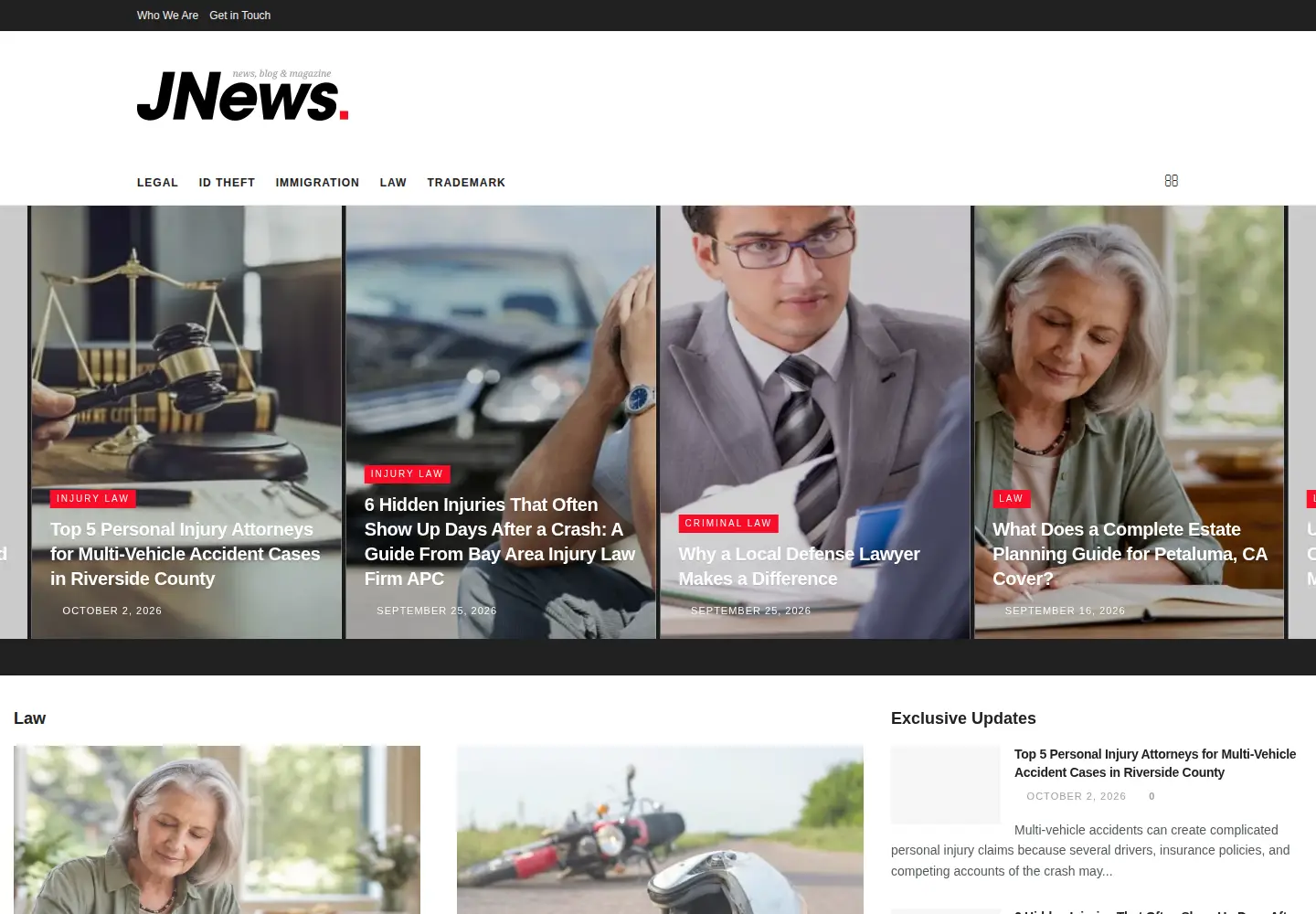 Screenshot of excellencylegal.com