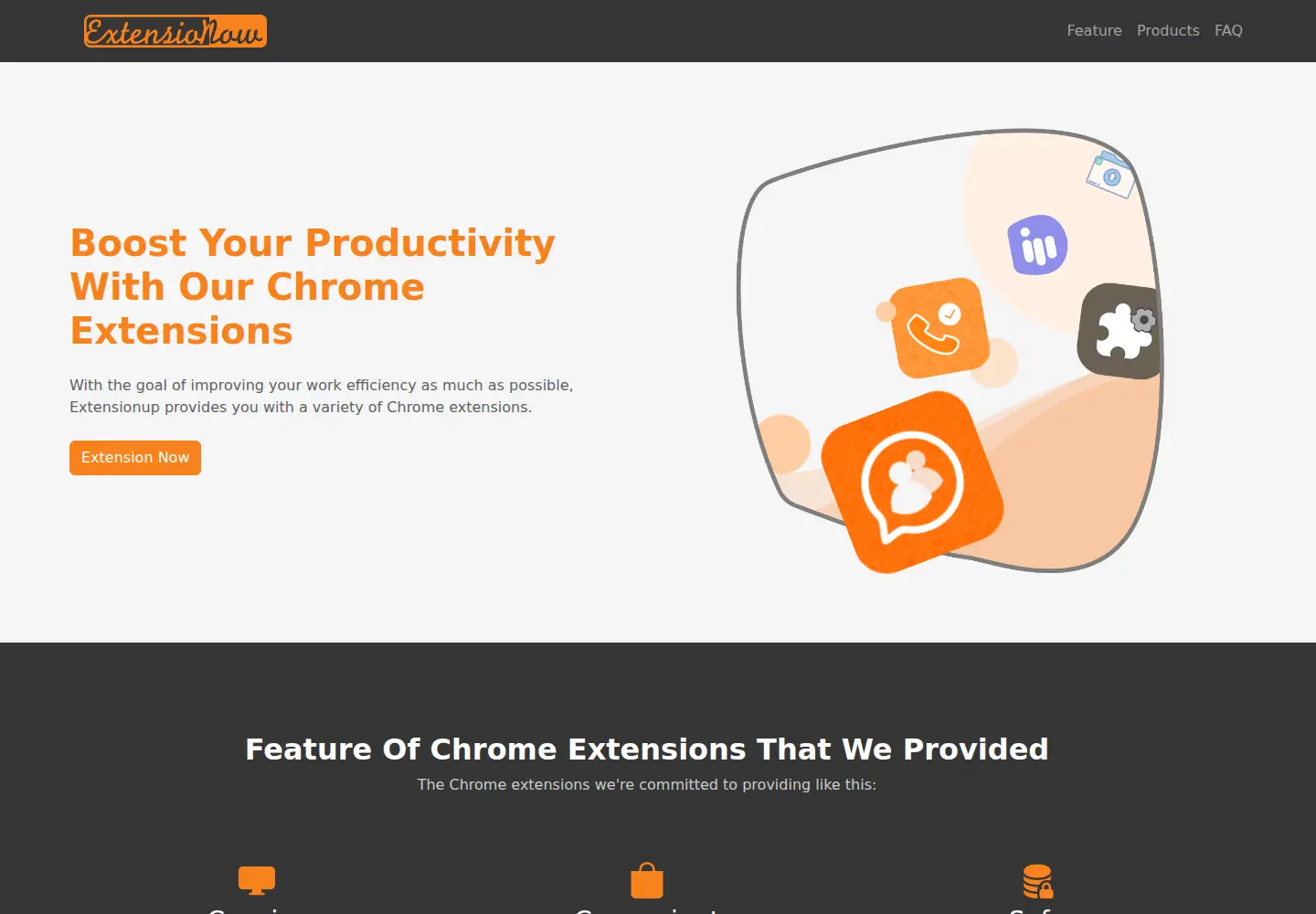Screenshot of extensionup.com