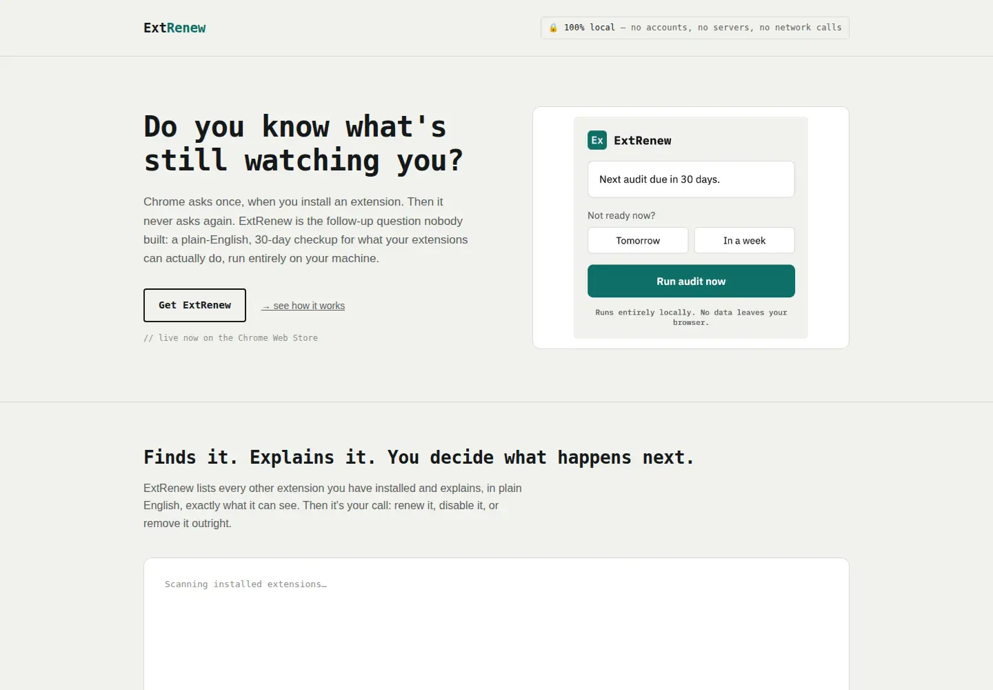Screenshot of extrenew.com