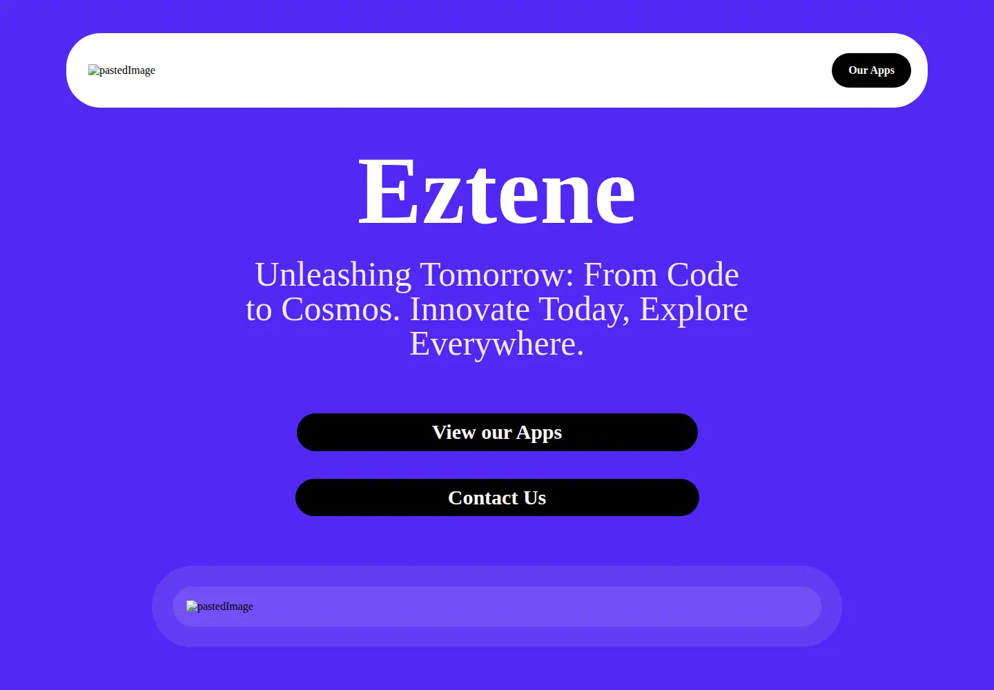 Captured homepage of eztene.com in the current scan