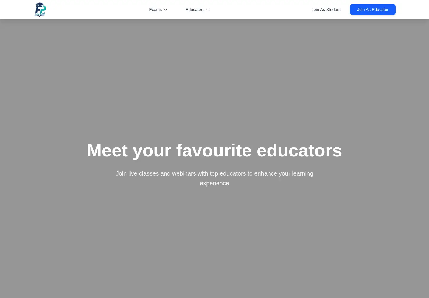 Captured homepage of facultypedia.com in the current scan