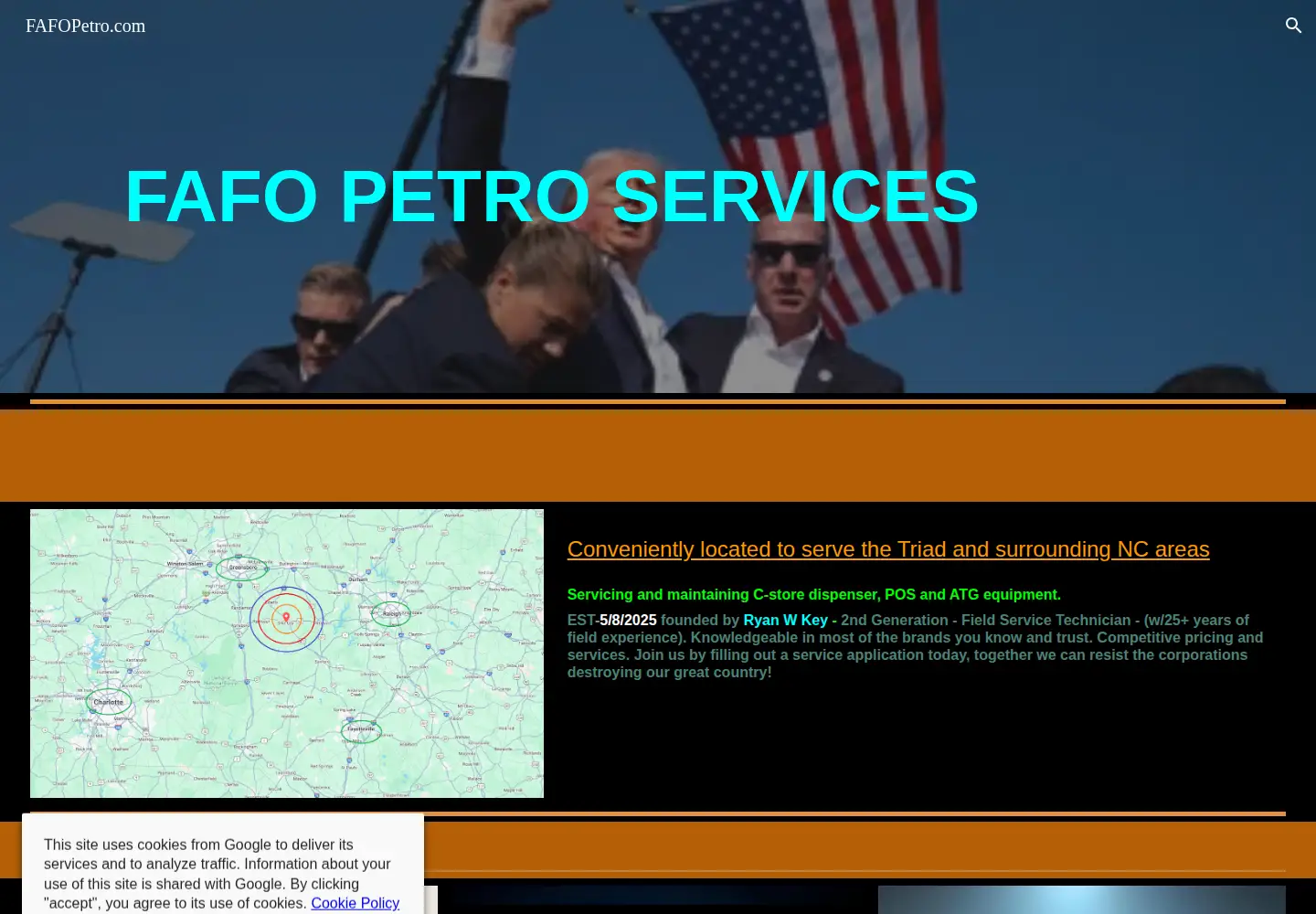 Screenshot of fafopetro.com