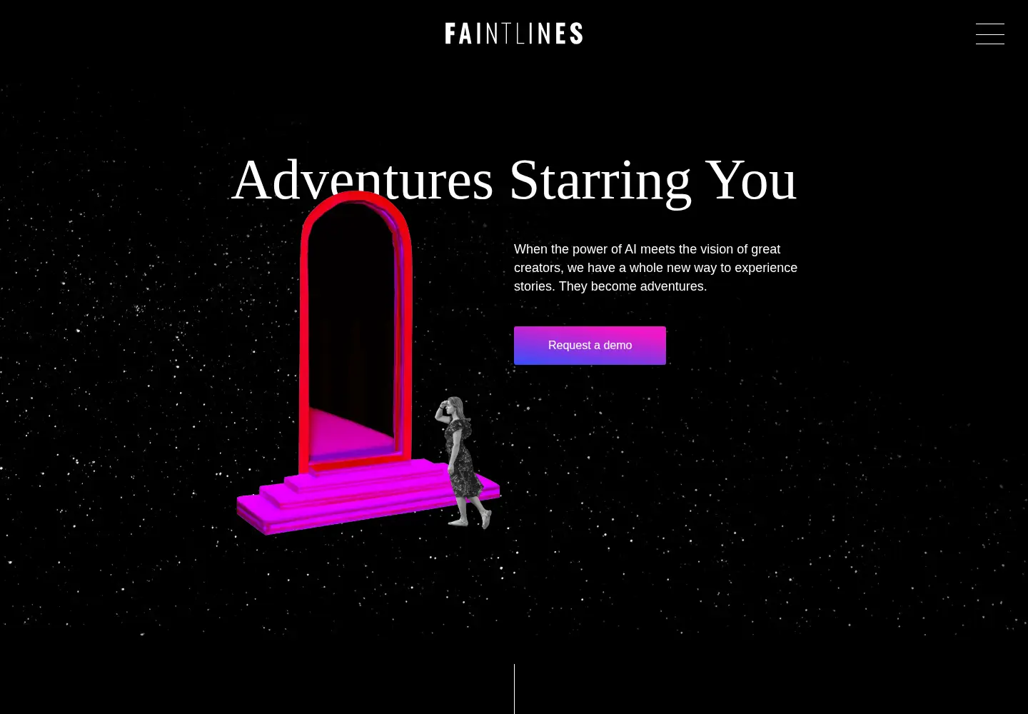 Screenshot of faintlines.com